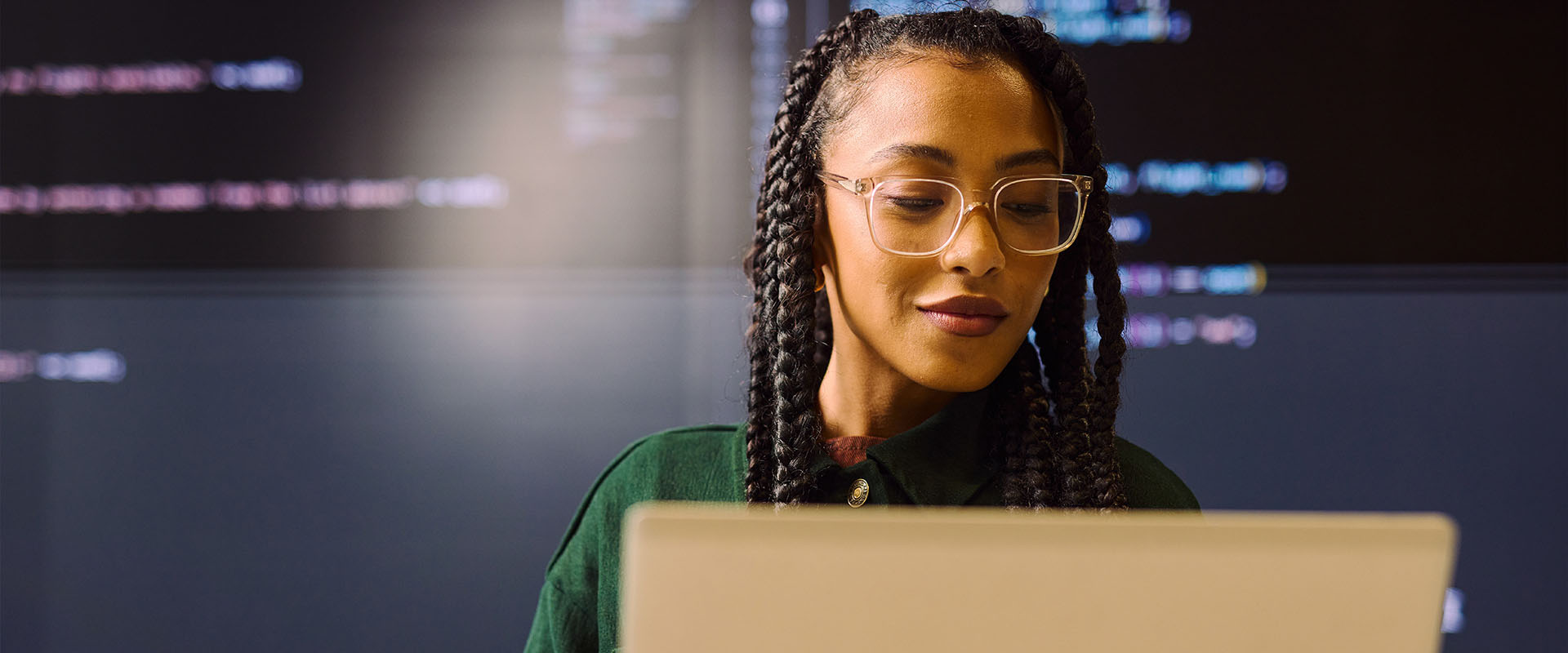 Female software engineer